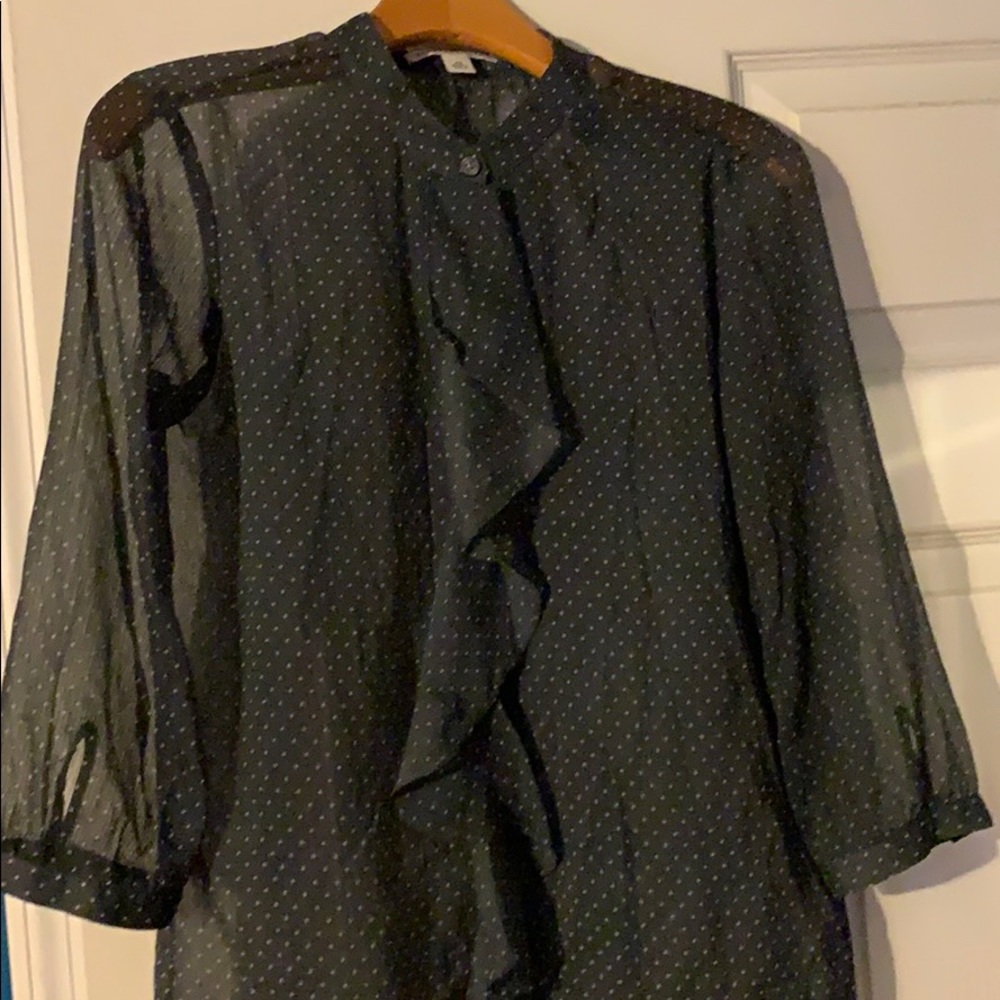 Banana republic sheer blouse